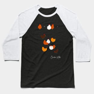 Chicken Math Baseball T-Shirt